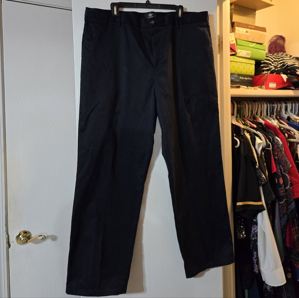 Mens Dockers Signature Khaki Navy Dress Pants